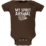 Sloth is My Spirit Animal Soft Baby One Piece