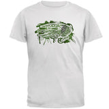 Alligator Swamp Water Splatter Mens T Shirt