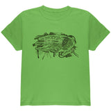 Alligator Swamp Water Splatter Youth T Shirt