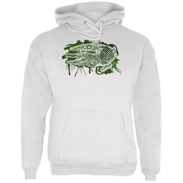 Alligator Swamp Water Splatter Mens Hoodie – AnimalWorld.com