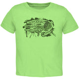 Alligator Swamp Water Splatter Toddler T Shirt