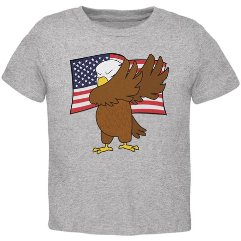 4th Of July America Dabbing Bald Eagle Toddler T Shirt