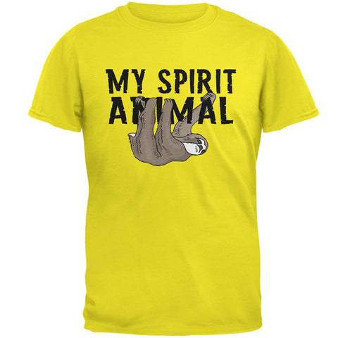 Sloth My Spirit Animal Mens T Shirt