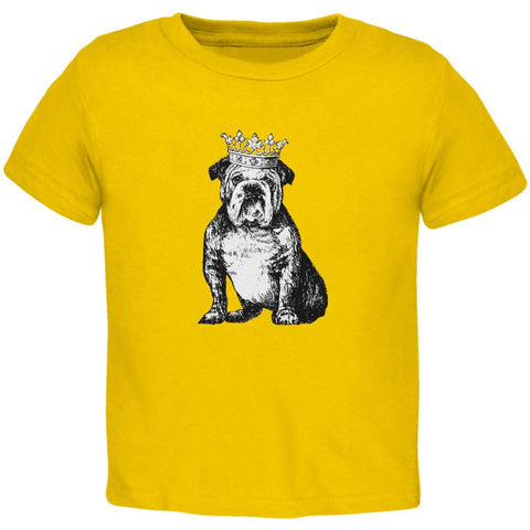 Bulldog Crown Toddler T Shirt