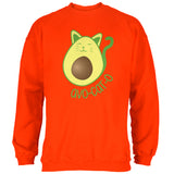 Cinco De Mayo Avocado Cat Mens Sweatshirt front view