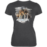 Nordic Wolves of Winter Juniors Soft T Shirt