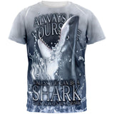 Always Be Yourself Unless Great White Shark All Over Mens T Shirt