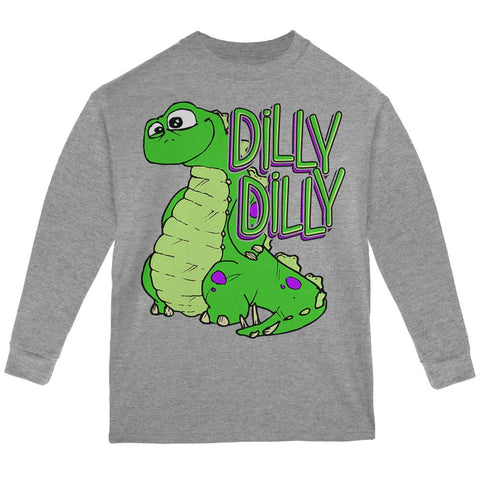 Dilly Dilly Dino Youth Long Sleeve T Shirt