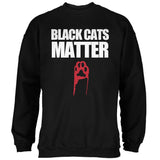 Black Cats Matter Mens Sweatshirt front view