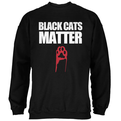 Black Cats Matter Mens Sweatshirt