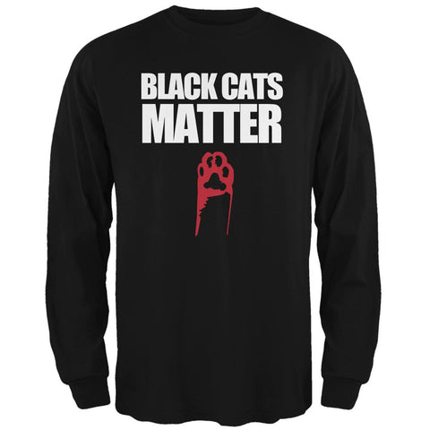 Black Cats Matter Mens Long Sleeve T Shirt