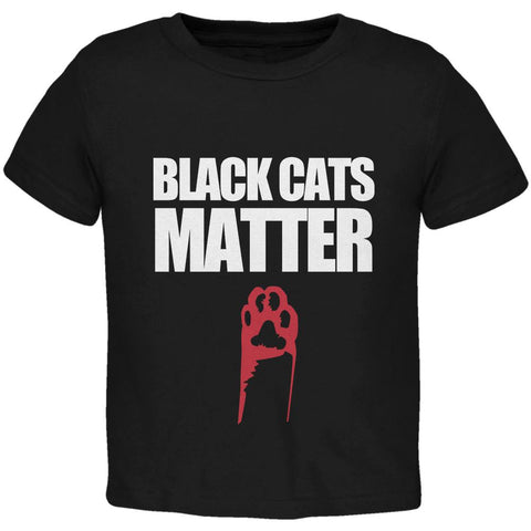 Black Cats Matter Toddler T Shirt