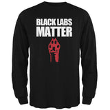 Black Labs Matter Mens Long Sleeve T Shirt