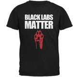 Black Labs Matter Mens T Shirt front view