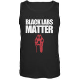 Black Labs Matter Mens Tank Top front view