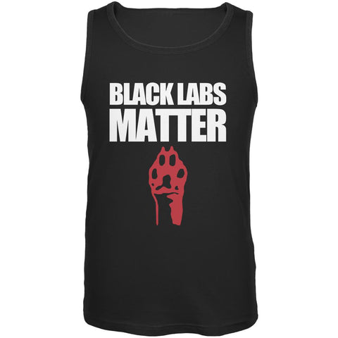 Black Labs Matter Mens Tank Top