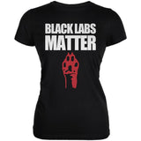 Black Labs Matter Juniors Soft T Shirt