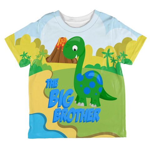 The Big Brother Dinosaur All Over Toddler T Shirt