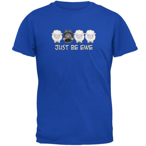 Just Be You Ewe Black Sheep Mens Soft T Shirt