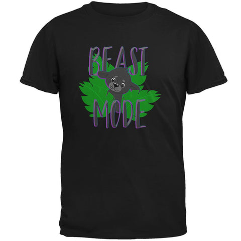Beast Mode Cute Black Panther Cub Mens T Shirt