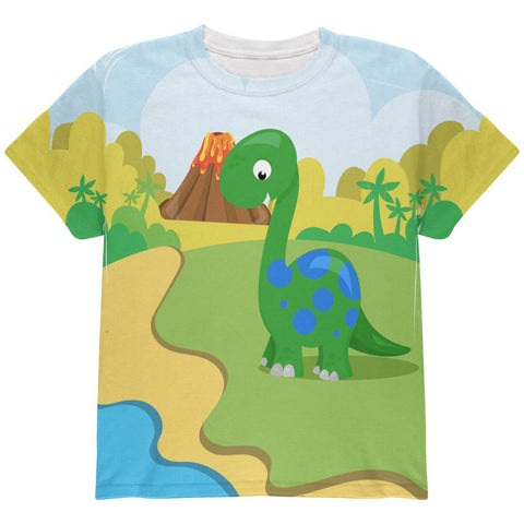 My Little Dinosaur All Over Youth T Shirt