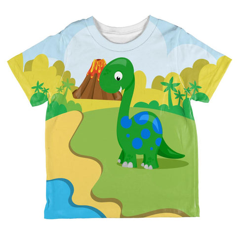 My Little Dinosaur All Over Toddler T Shirt