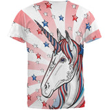 4th of July Freedom is Magical Unicorn All Over Mens T Shirt