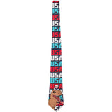 4th Of July USA Patriotic T-Rex All Over Neck Tie