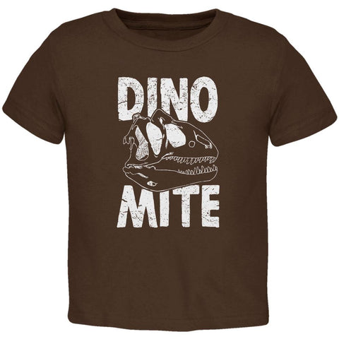 Dinosaur T-Rex DINO-MITE Dynamite Toddler T Shirt