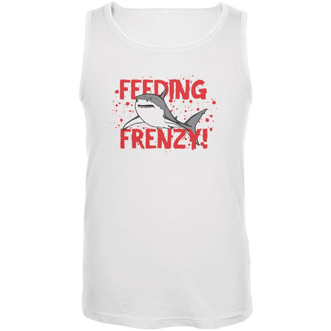 Shark Bloody Feeding Frenzy Mens Tank Top