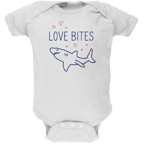 Shark Sharks Love Bites Soft Baby One Piece