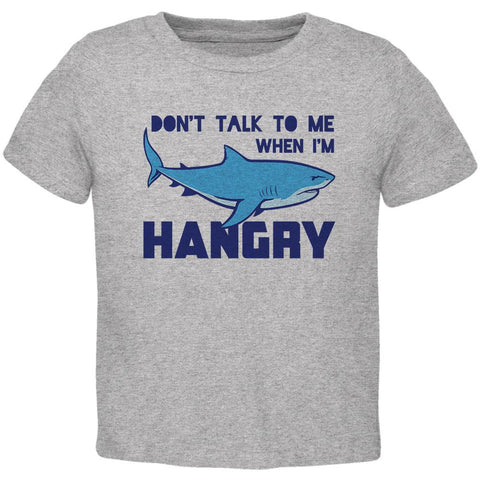 Shark Sharks Don't Talk to me Hangry Toddler T Shirt