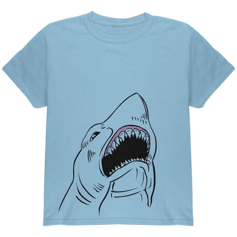 Peeking Shark Youth T Shirt