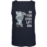 Muscular Shark Do You Even Lift Bro Workout Gym Rat Mens Tank Top