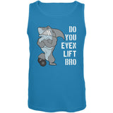 Muscular Shark Do You Even Lift Bro Workout Gym Rat Mens Tank Top