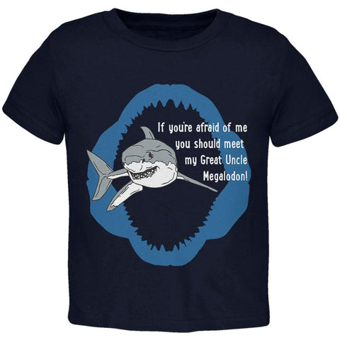 Shark Great White Great Uncle Megalodon Toddler T Shirt