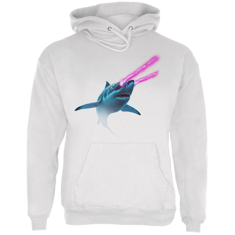 Galaxy Shark Great White Laser Beams Mens Hoodie