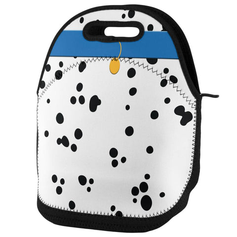 Dog Dalmatian Blue Collar Lunch Tote Bag