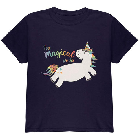 Back To School Too Magical For This Unicorn Youth T Shirt