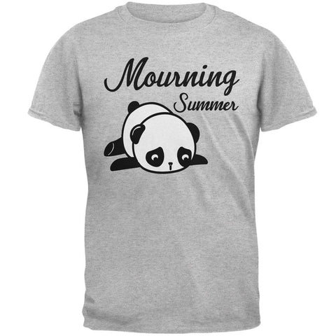 Back To School Mourning Summer Panda Mens T Shirt