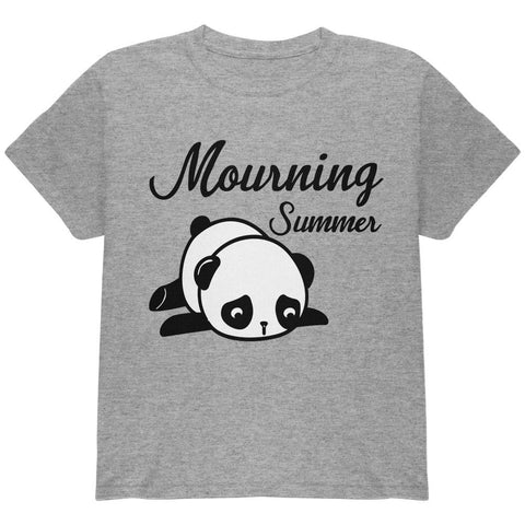 Back To School Mourning Summer Panda Youth T Shirt