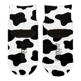 Cow Pattern Costume All Over Toddler Ankle Socks