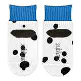 Dog Dalmatian Costume Blue Collar All Over Toddler Ankle Socks