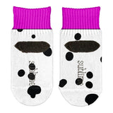 Valentine's Day Dalmatian Costume Pink Collar Be Mine Toddler Ankle Socks