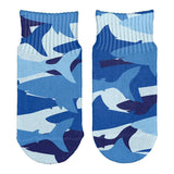 Shark Camo All Over Toddler Ankle Socks