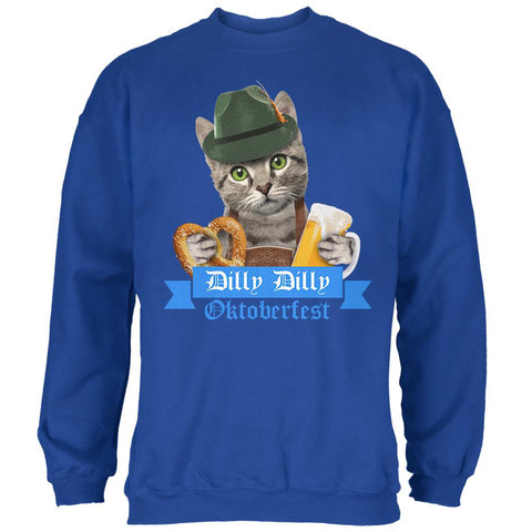 Dilly Dilly Oktoberfest Funny Cat Mens Sweatshirt