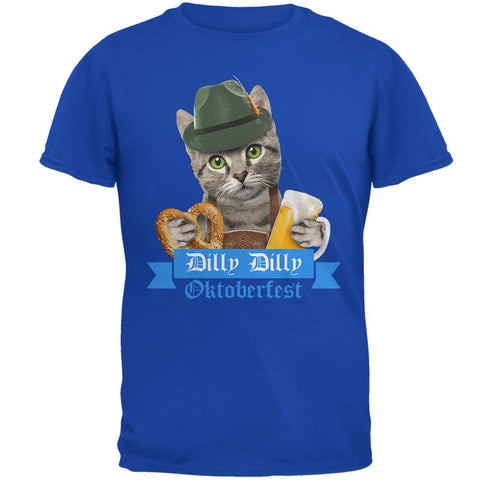 Dilly Dilly Oktoberfest Funny Cat Mens Soft T Shirt