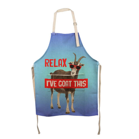 Relax I've Goat Got This All Over Apron