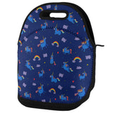 Flying Unicorn Unicorns Sky Repeat Pattern Lunch Tote Bag