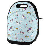 Flying Unicorn Unicorns Sky Repeat Pattern Lunch Tote Bag